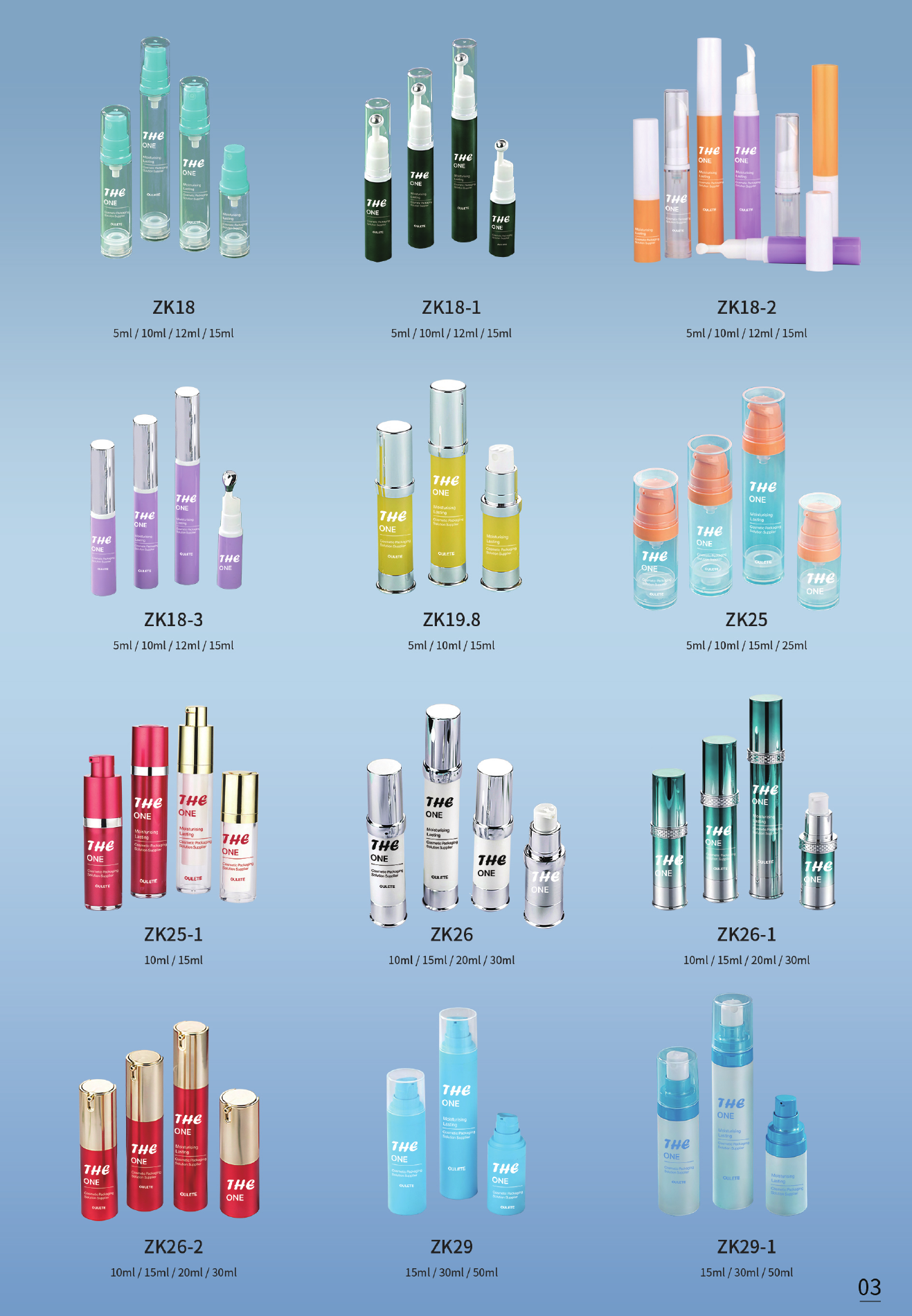 Oulete supplied catalogue page with ZK29 and ZK29-1 references